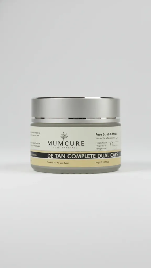 De Tan Dual Care Scrub and Mask